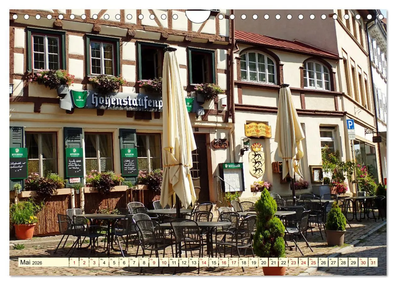Bild: 9783457543351 | Unterwegs in Bad Wimpfen (Wandkalender 2026 DIN A4 quer), CALVENDO...