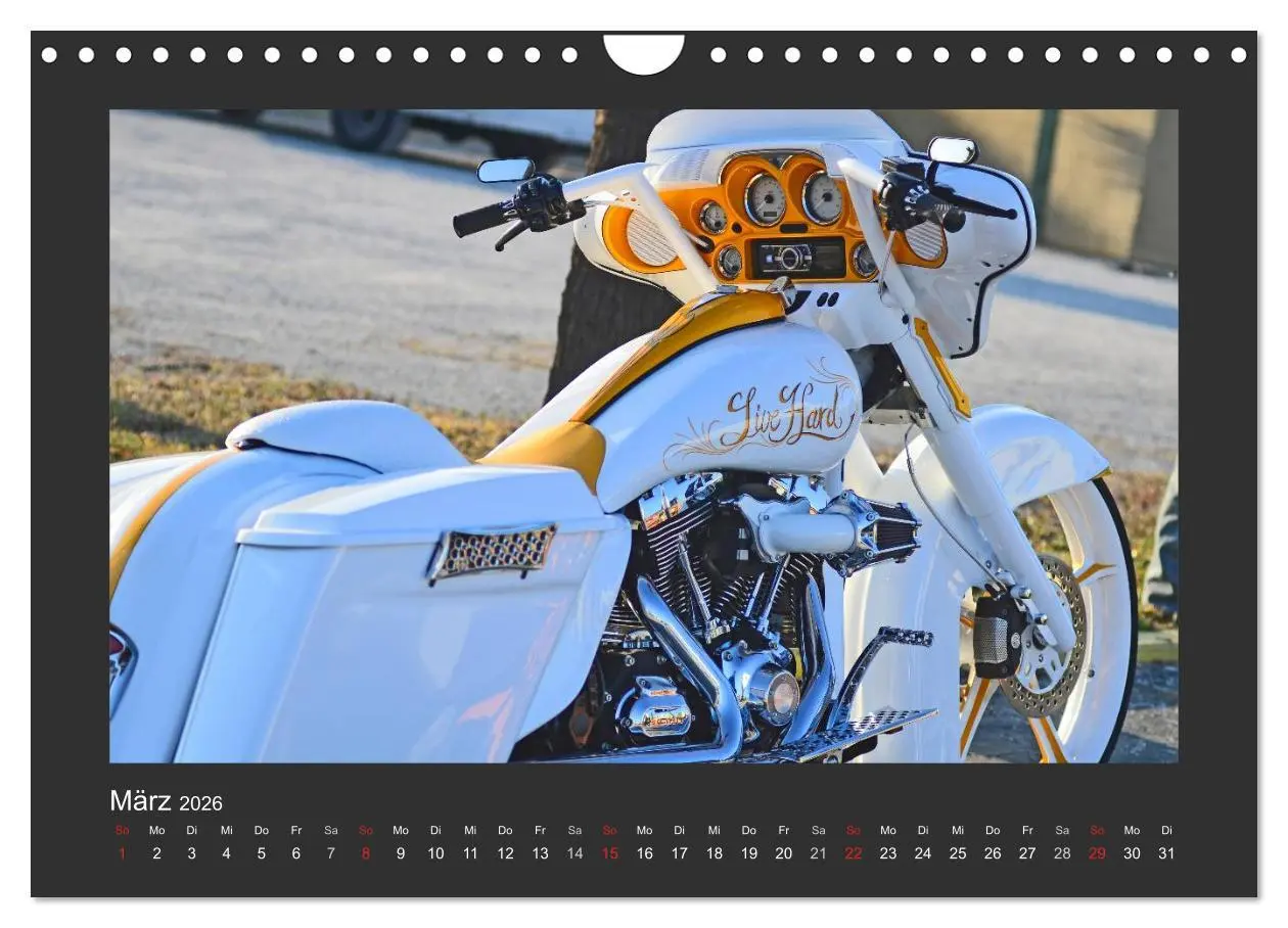 Bild: 9783516183351 | BEST OF HARLEY-DAVIDSON BAGGER-STYLE (Wandkalender 2026 DIN A4...