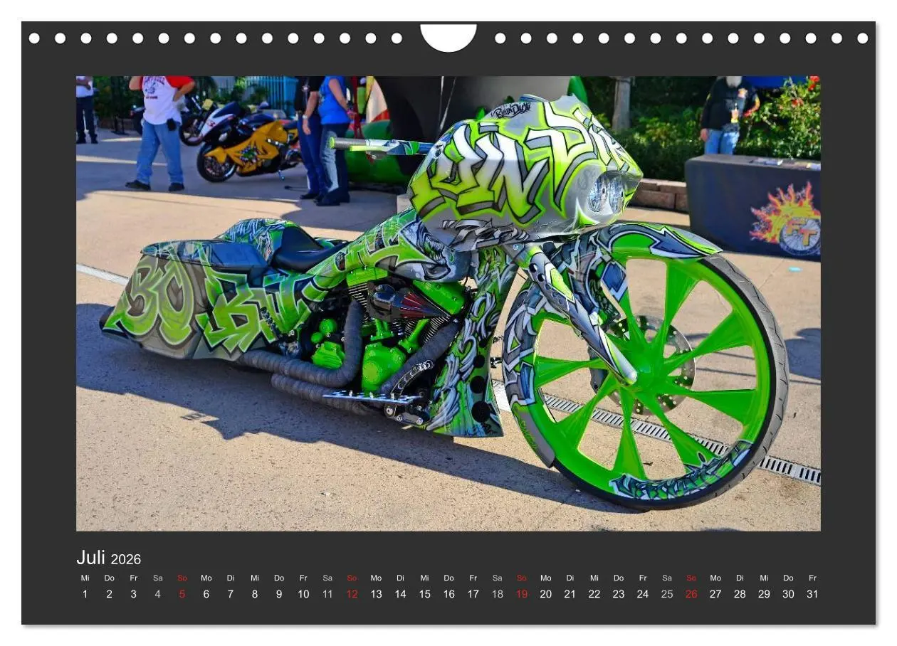 Bild: 9783516183351 | BEST OF HARLEY-DAVIDSON BAGGER-STYLE (Wandkalender 2026 DIN A4...