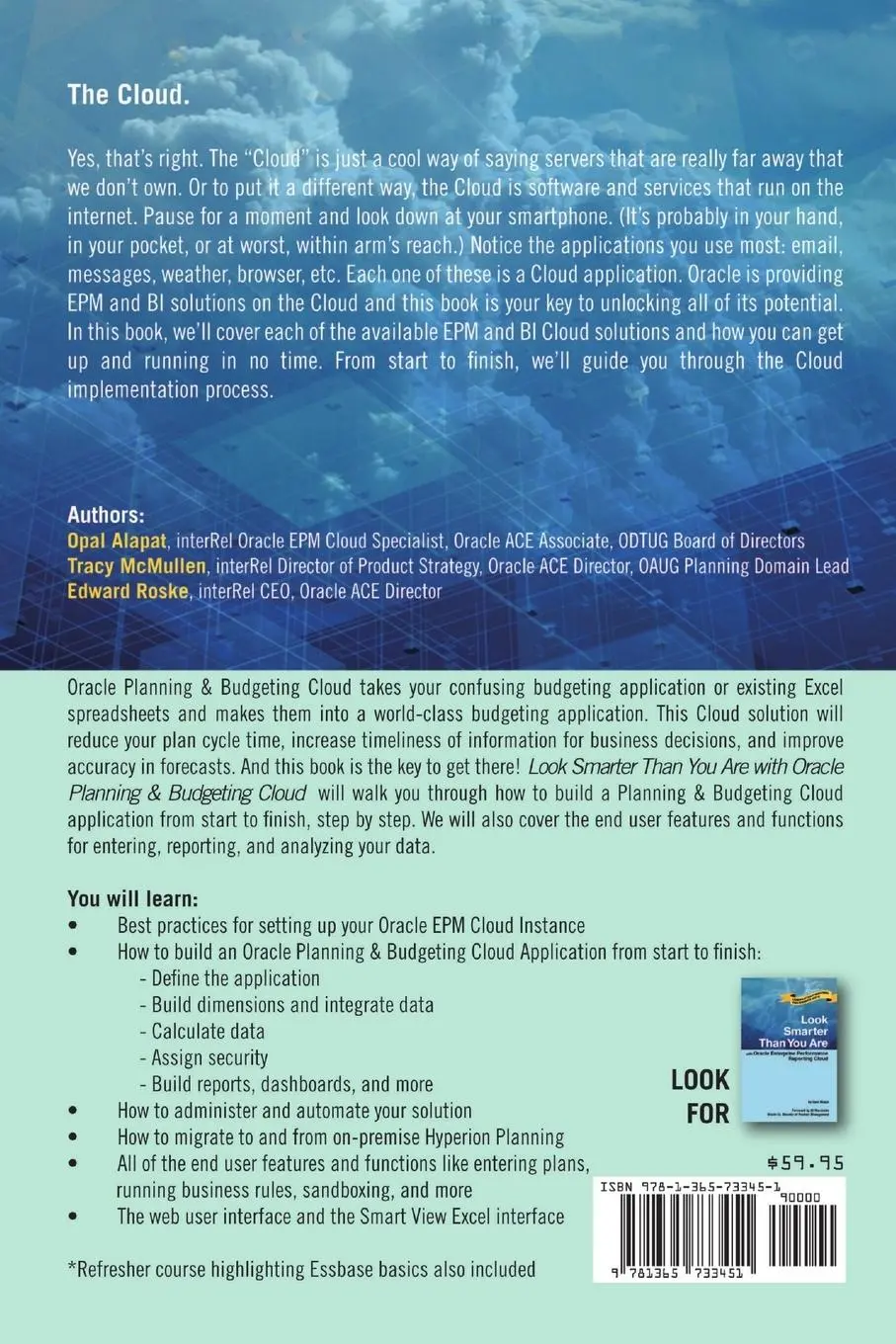 Rückseite: 9781365733451 | Look Smarter Than You Are with Oracle Planning and Budgeting Cloud