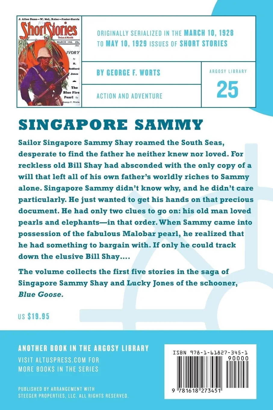 Rückseite: 9781618273451 | The Blue Fire Pearl - The Complete Adventures of Singapore Sammy,...