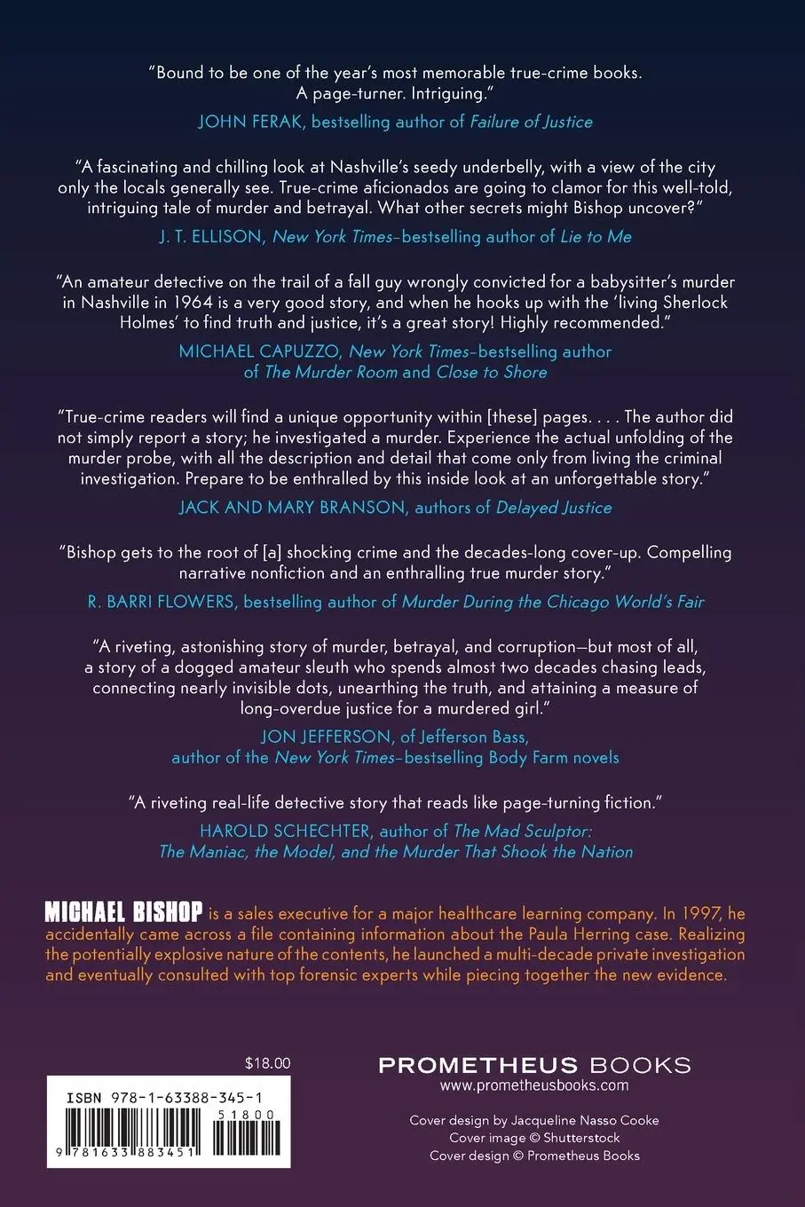 Rückseite: 9781633883451 | A Murder in Music City | Michael Bishop | Taschenbuch | Englisch