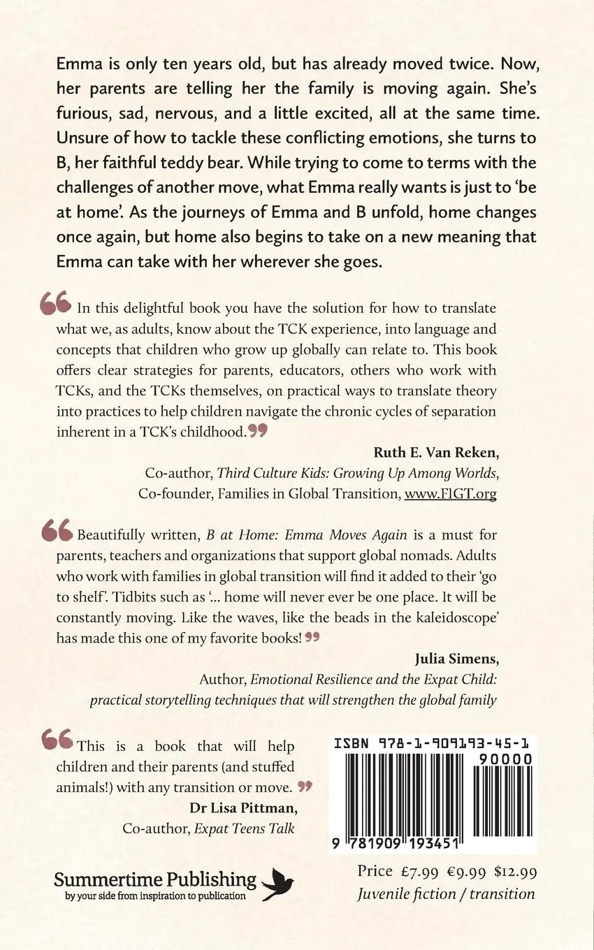 Rückseite: 9781909193451 | B at Home | Emma Moves Again | Valerie Besanceney | Taschenbuch | 2014