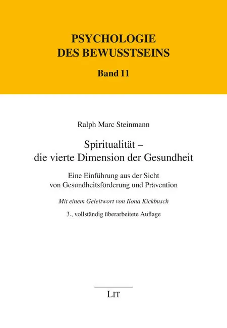 Cover: 9783825813451 | Spiritualität - die vierte Dimension der Gesundheit | Steinmann | Buch