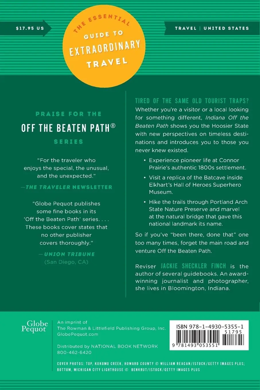 Rückseite: 9781493053551 | Indiana Off the Beaten Path® | Discover Your Fun | Phyllis Thomas