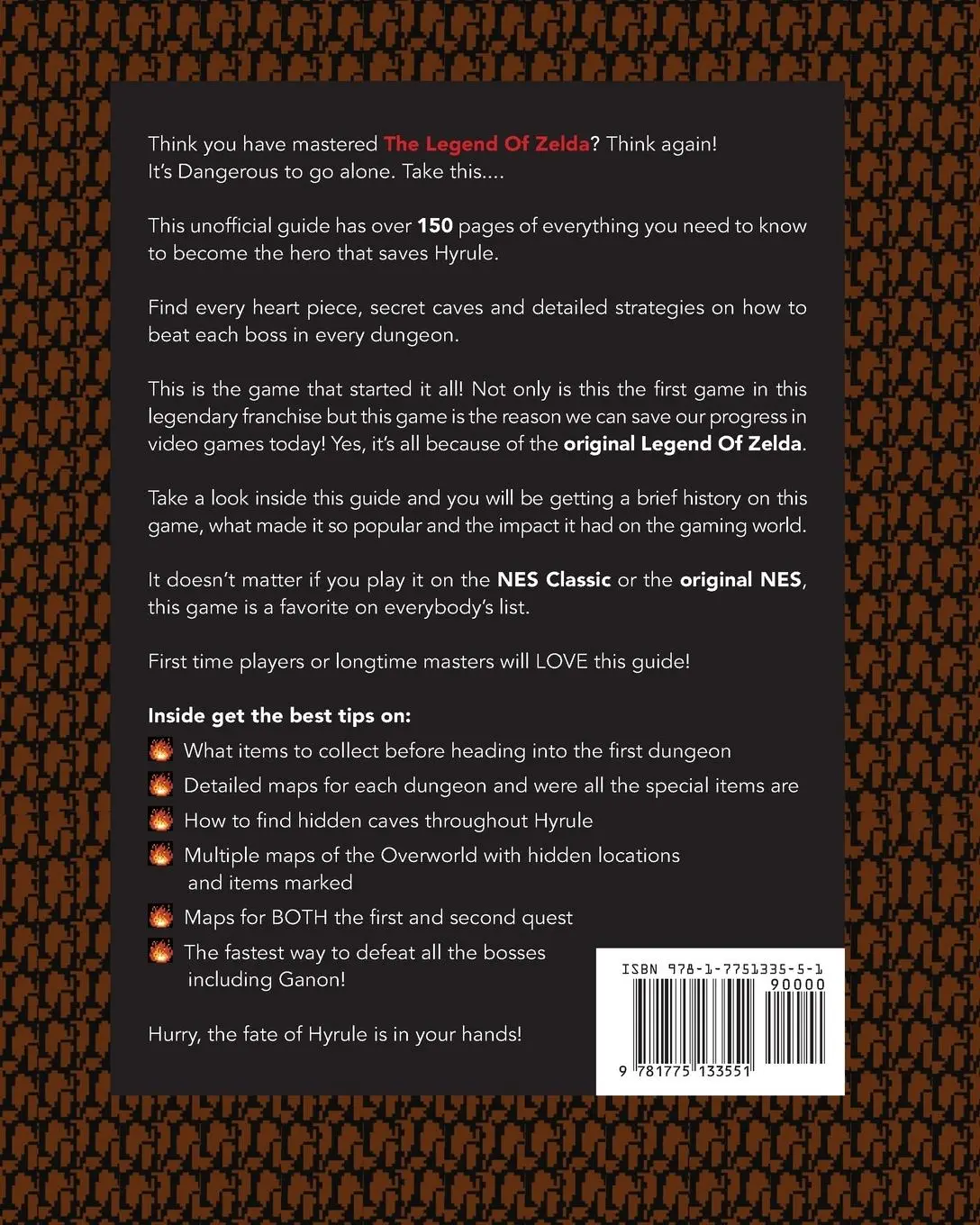 Rückseite: 9781775133551 | NES Classic | The Ultimate Guide to The Legend Of Zelda | Blacknes Guy