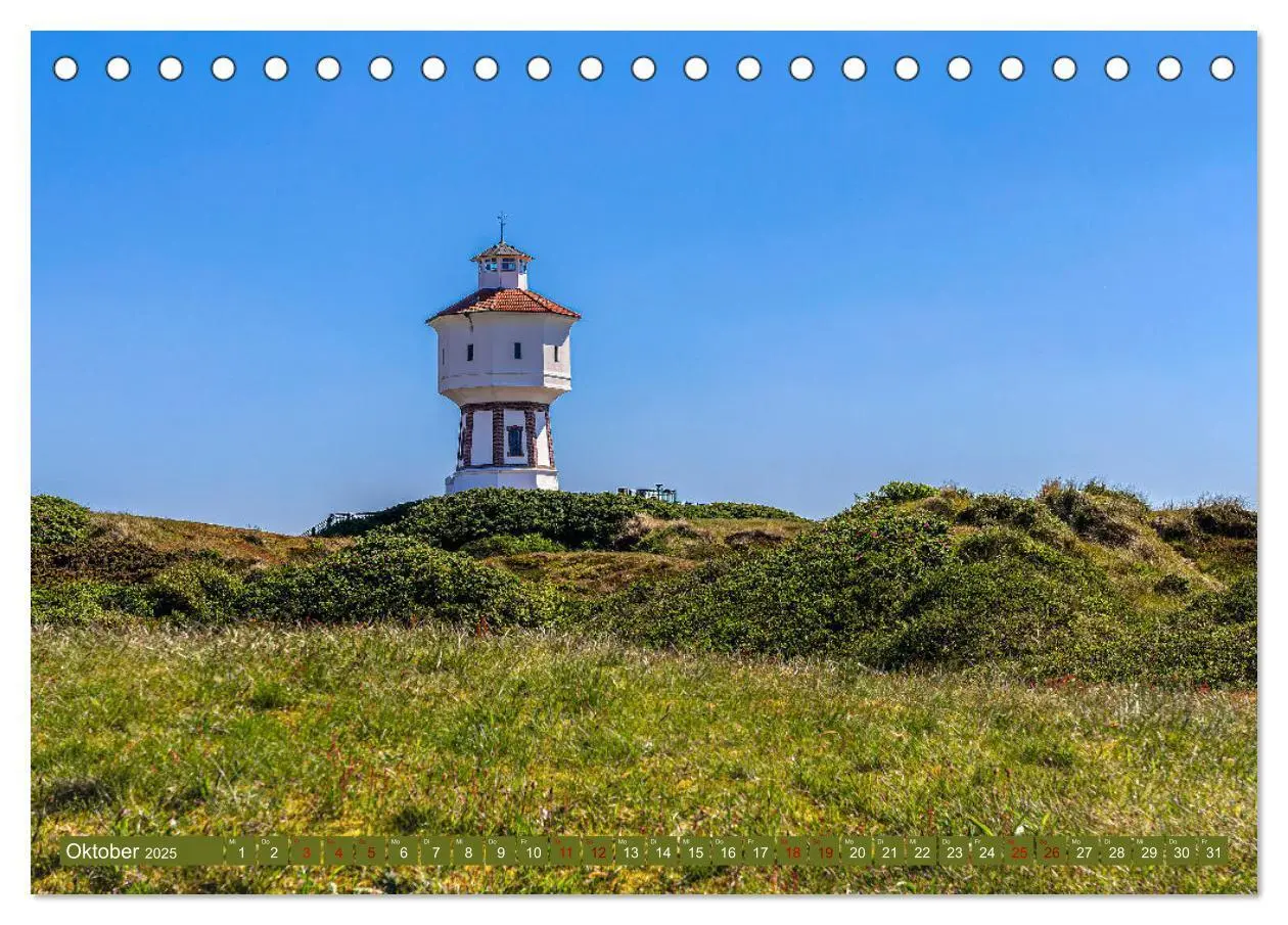 Bild: 9783435053551 | Inselliebe Langeoog (Tischkalender 2025 DIN A5 quer), CALVENDO...