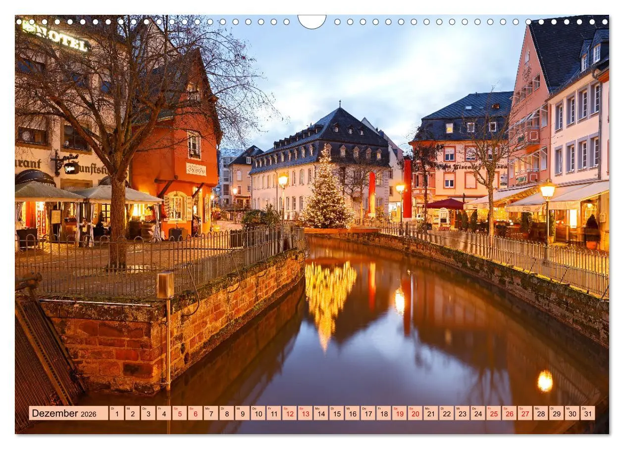 Bild: 9783457453551 | Idyllisches Saarburg (Wandkalender 2026 DIN A3 quer), CALVENDO...