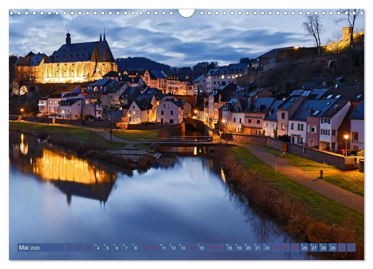 Bild: 9783457453551 | Idyllisches Saarburg (Wandkalender 2026 DIN A3 quer), CALVENDO...