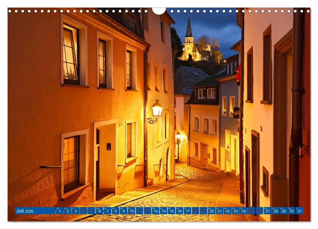 Bild: 9783457453551 | Idyllisches Saarburg (Wandkalender 2026 DIN A3 quer), CALVENDO...