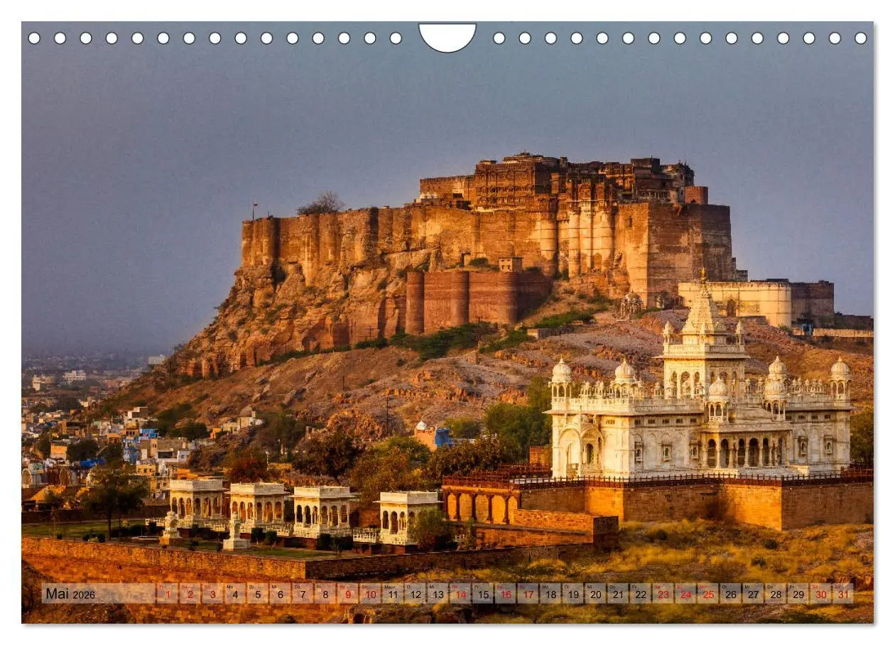 Bild: 9783457833551 | Indien Rajasthan: Unterwegs im Land der Könige (Wandkalender 2026...