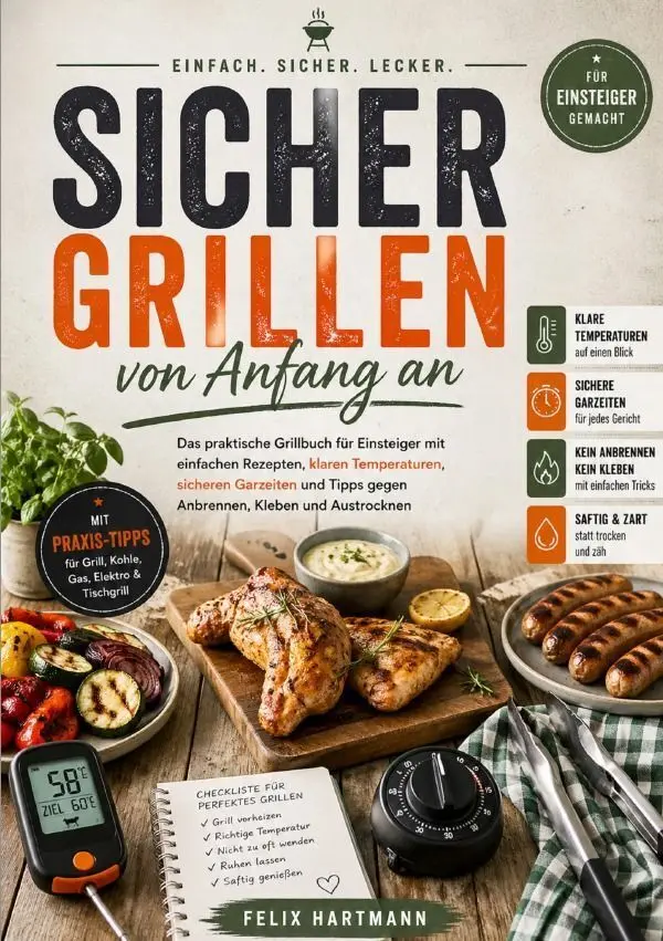 Cover: 9783565433551 | Sicher grillen von Anfang an | Felix Hartmann | Taschenbuch | 132 S.