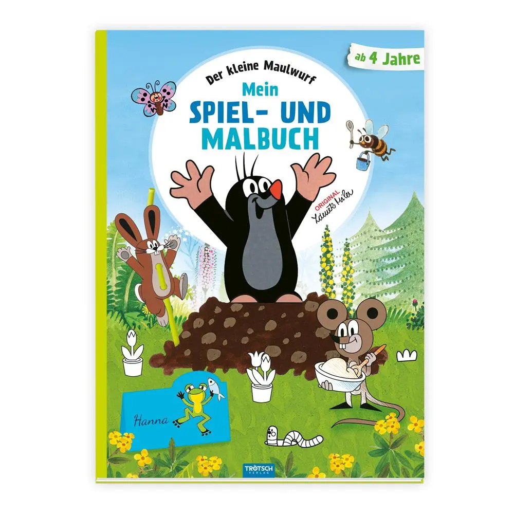 Cover: 9783988023551 | Trötsch Der kleine Maulwurf Mein Spiel- und Malbuch | KG | Buch | 2024