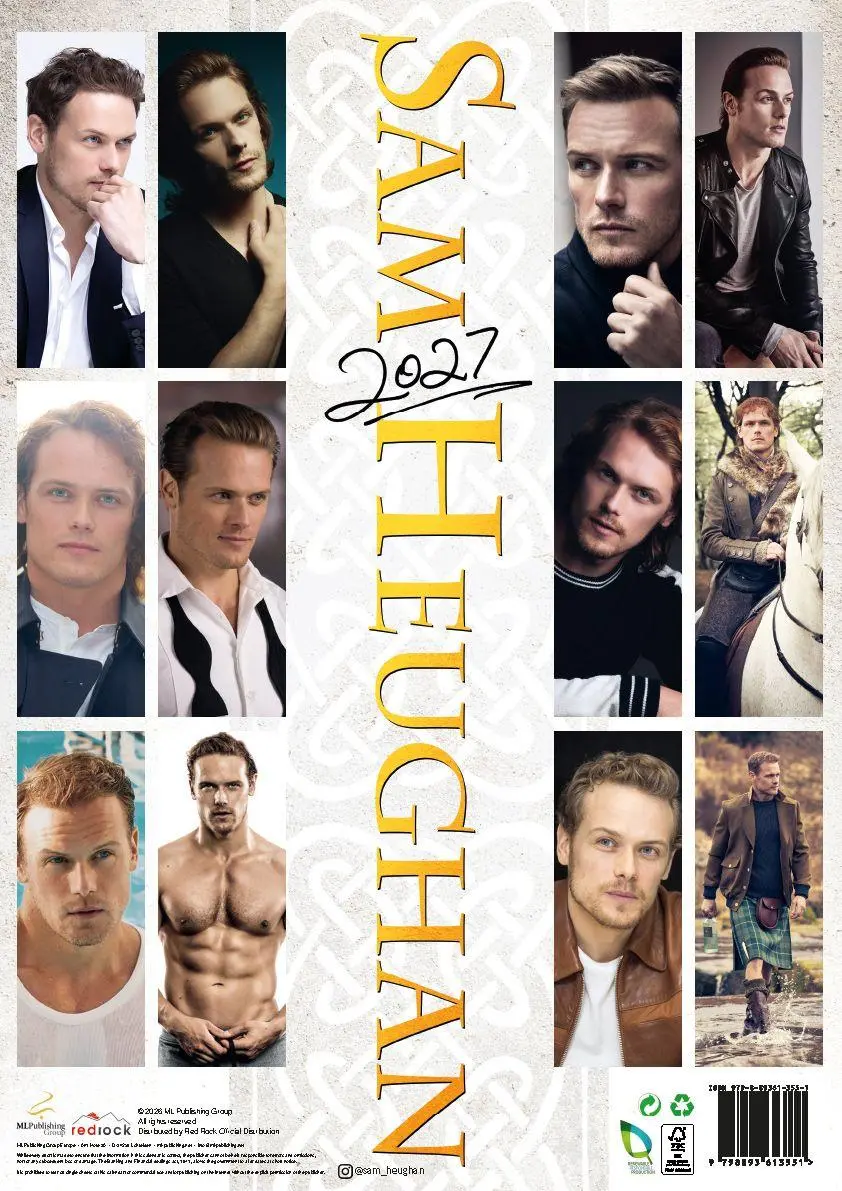 Bild: 9798893613551 | Sam Heughan Kalender 2027 - Der Star aus Outlander | Heughan (u. a.)