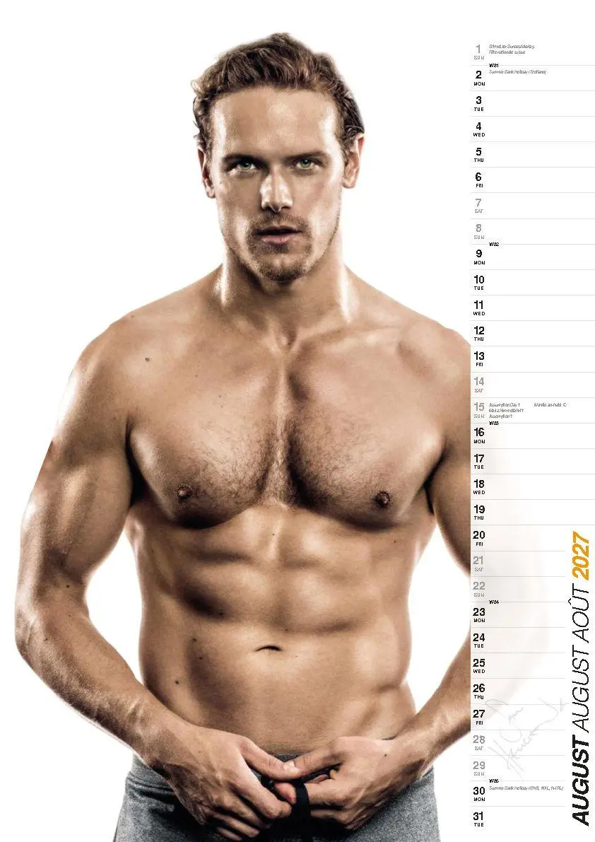 Bild: 9798893613551 | Sam Heughan Kalender 2027 - Der Star aus Outlander | Heughan (u. a.)