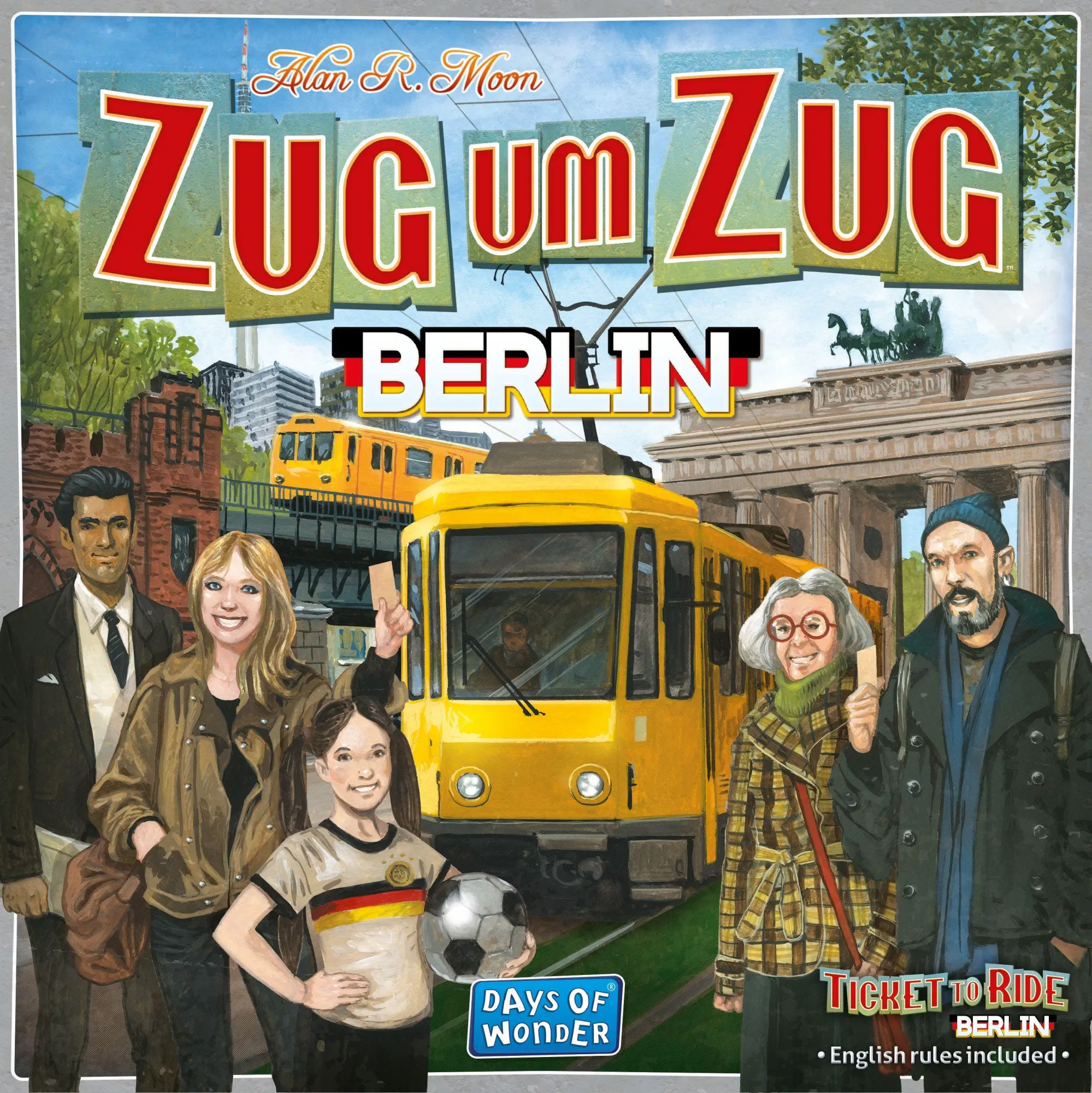 Cover: 824968203651 | Zug um Zug Berlin | Alan R. Moon | Spiel | DOWD0033 | Deutsch | 2024