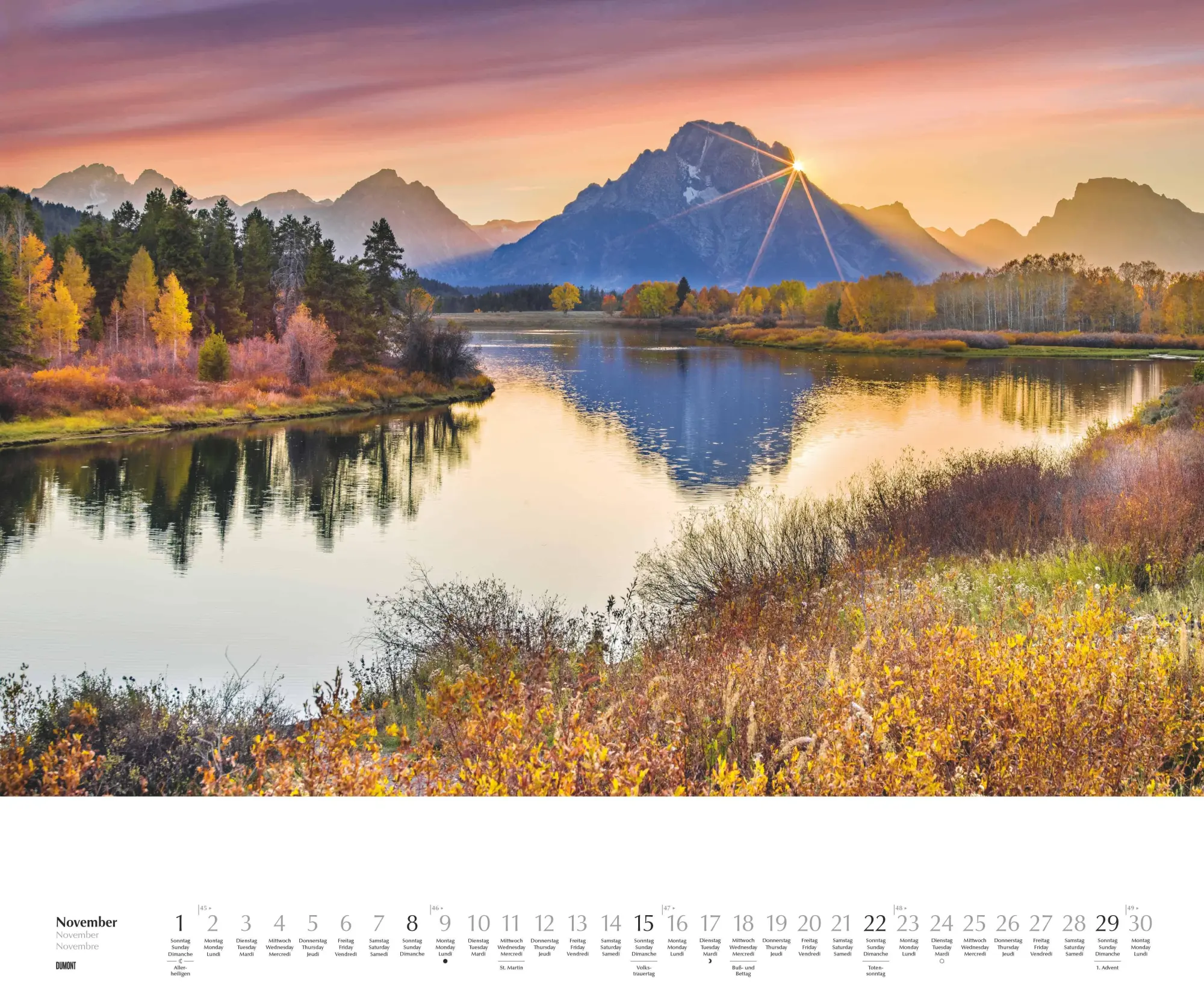 Bild: 4069095003651 | Licht in der Landschaft 2026 - Wandkalender 60,0 x 50,0 cm -...