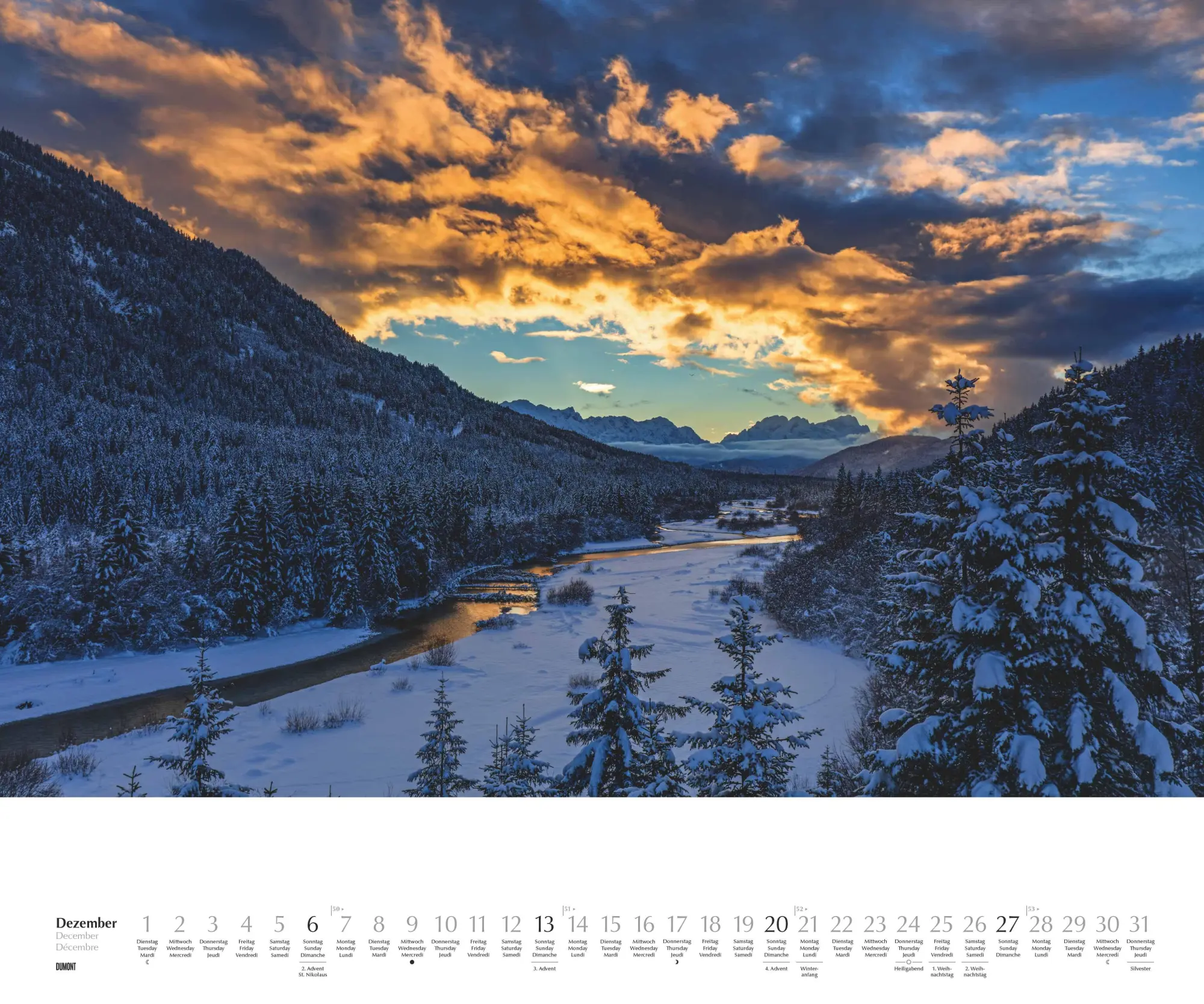 Bild: 4069095003651 | Licht in der Landschaft 2026 - Wandkalender 60,0 x 50,0 cm -...