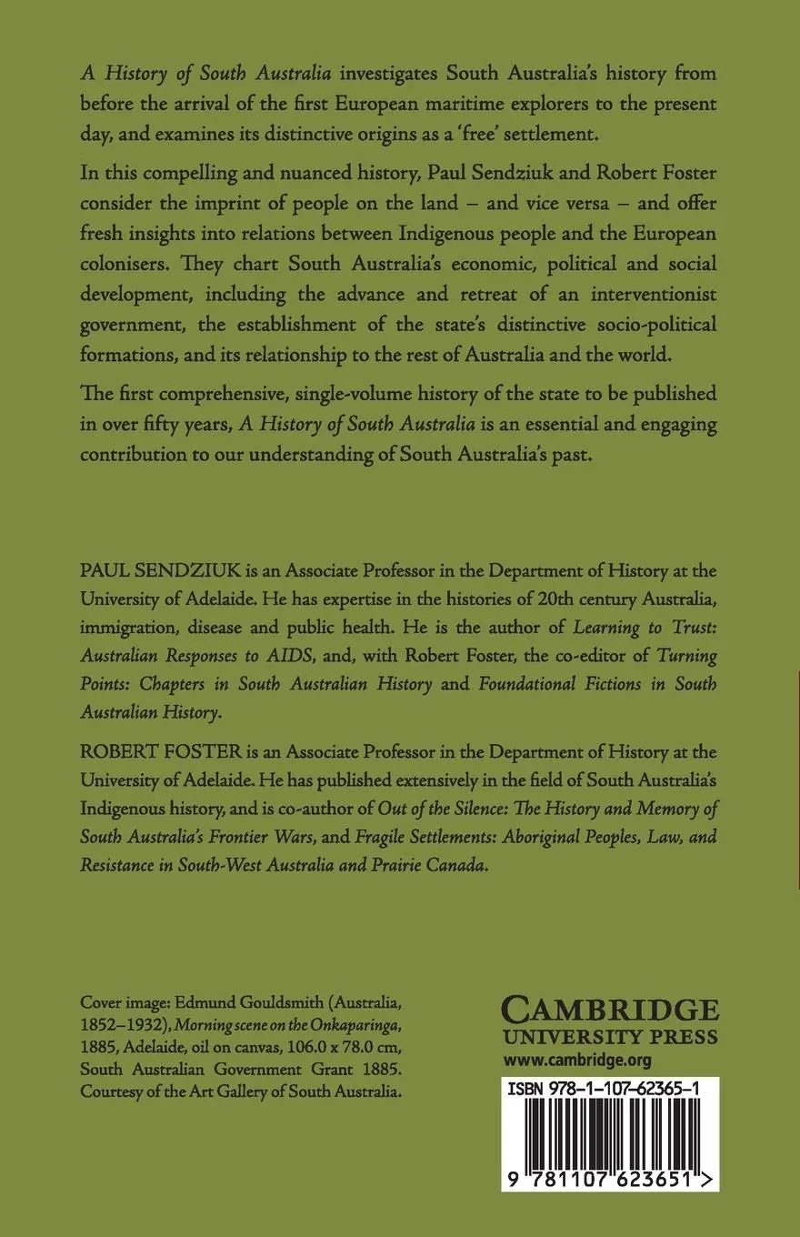 Rückseite: 9781107623651 | A History of South Australia | Paul Sendziuk (u. a.) | Taschenbuch