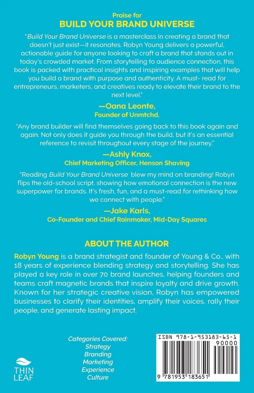 Rückseite: 9781953183651 | Build Your Brand Universe | Robyn Young | Taschenbuch | Englisch