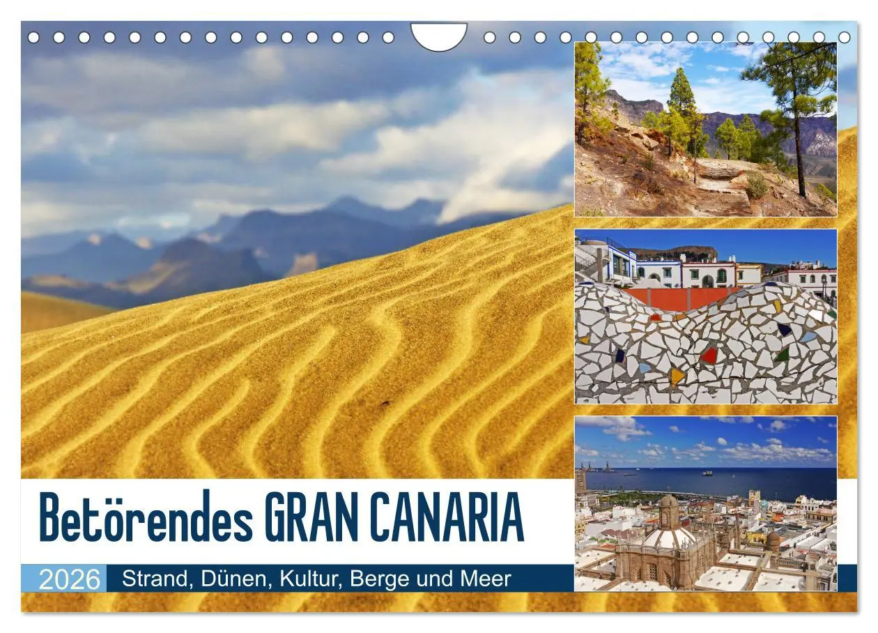 Cover: 9783457823651 | Betörendes Gran Canaria (Wandkalender 2026 DIN A4 quer), CALVENDO...