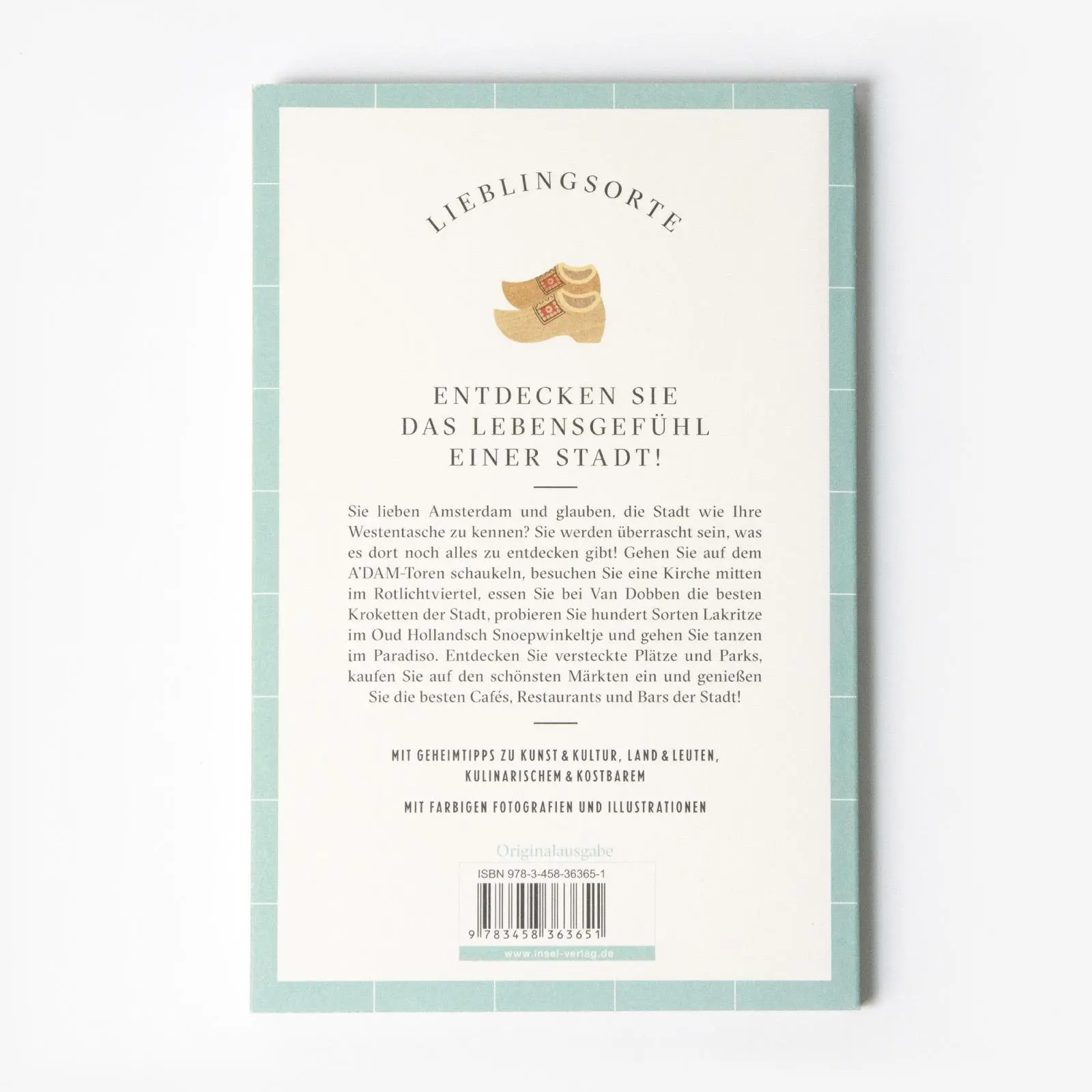 Rückseite: 9783458363651 | Amsterdam - Lieblingsorte | Bettina Baltschev | Taschenbuch | 222 S.