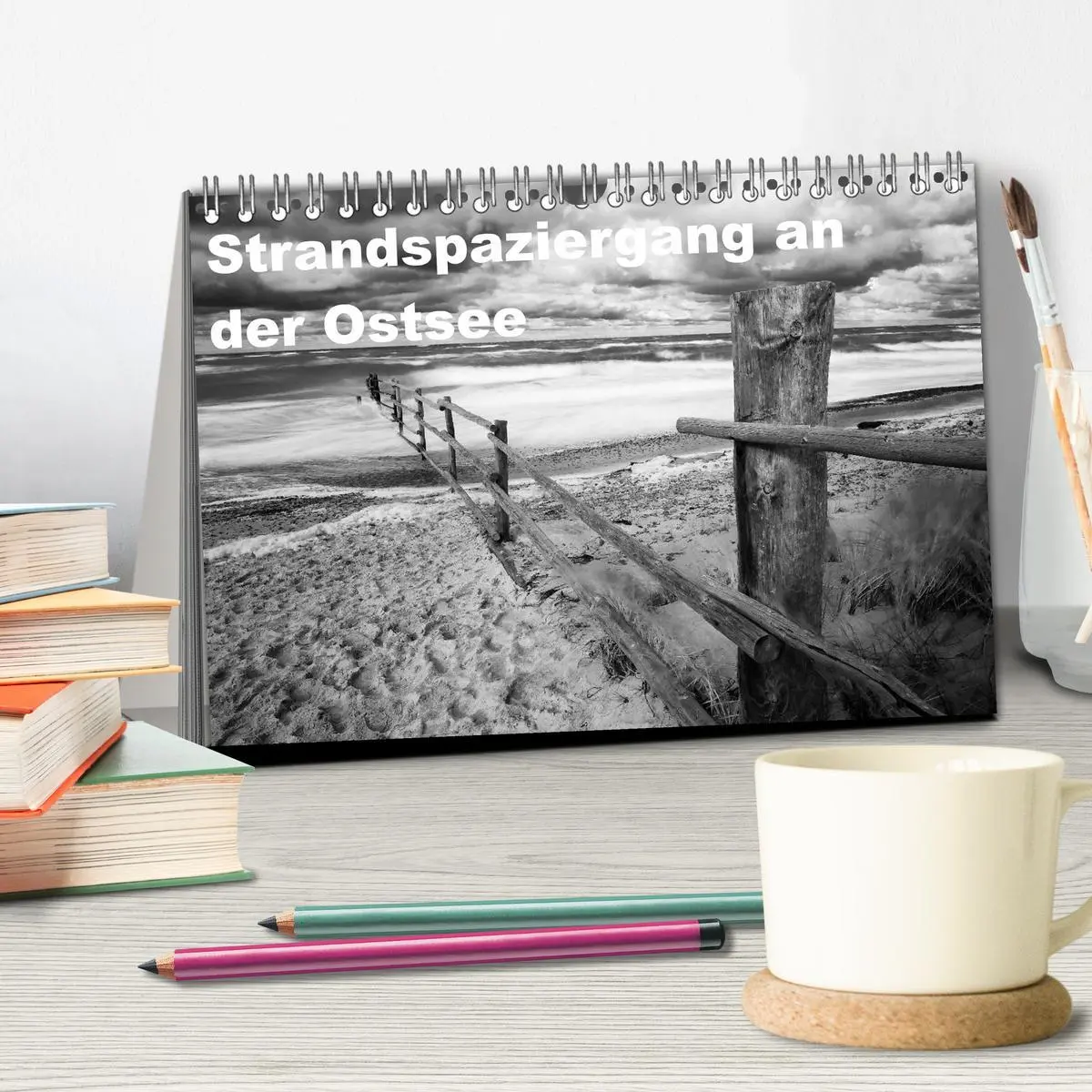 Bild: 9783516083651 | Strandspaziergang an der Ostsee (Tischkalender 2026 DIN A5 quer),...