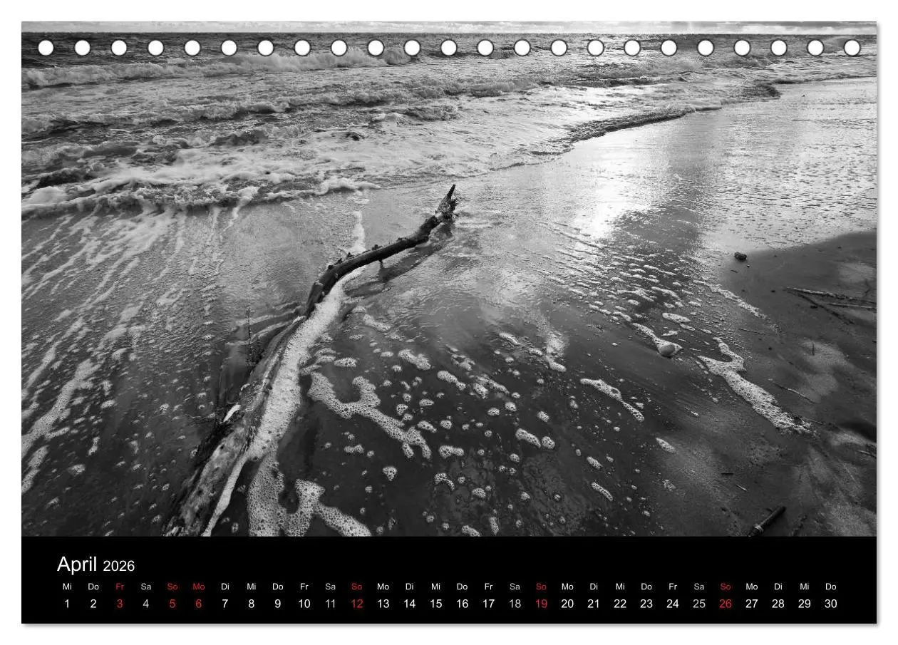 Bild: 9783516083651 | Strandspaziergang an der Ostsee (Tischkalender 2026 DIN A5 quer),...