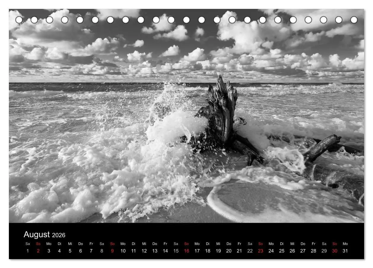 Bild: 9783516083651 | Strandspaziergang an der Ostsee (Tischkalender 2026 DIN A5 quer),...