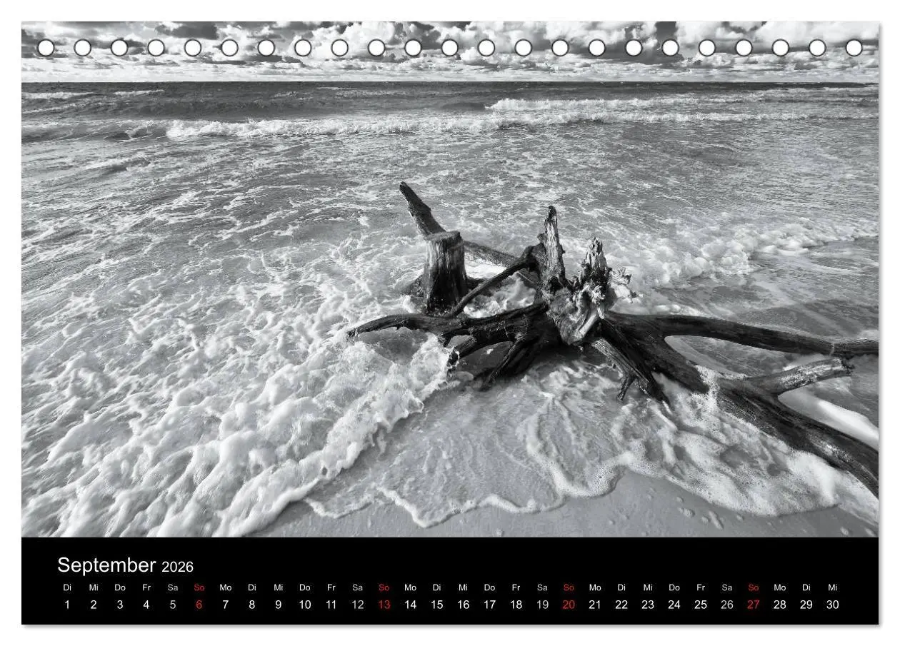 Bild: 9783516083651 | Strandspaziergang an der Ostsee (Tischkalender 2026 DIN A5 quer),...