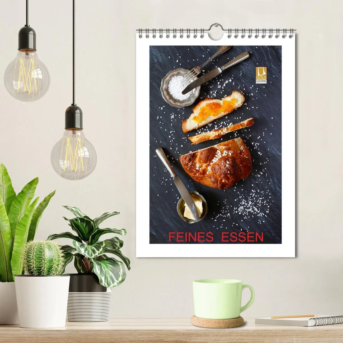 Bild: 9783516393651 | Feines Essen (Wandkalender 2026 DIN A4 hoch), CALVENDO Monatskalender