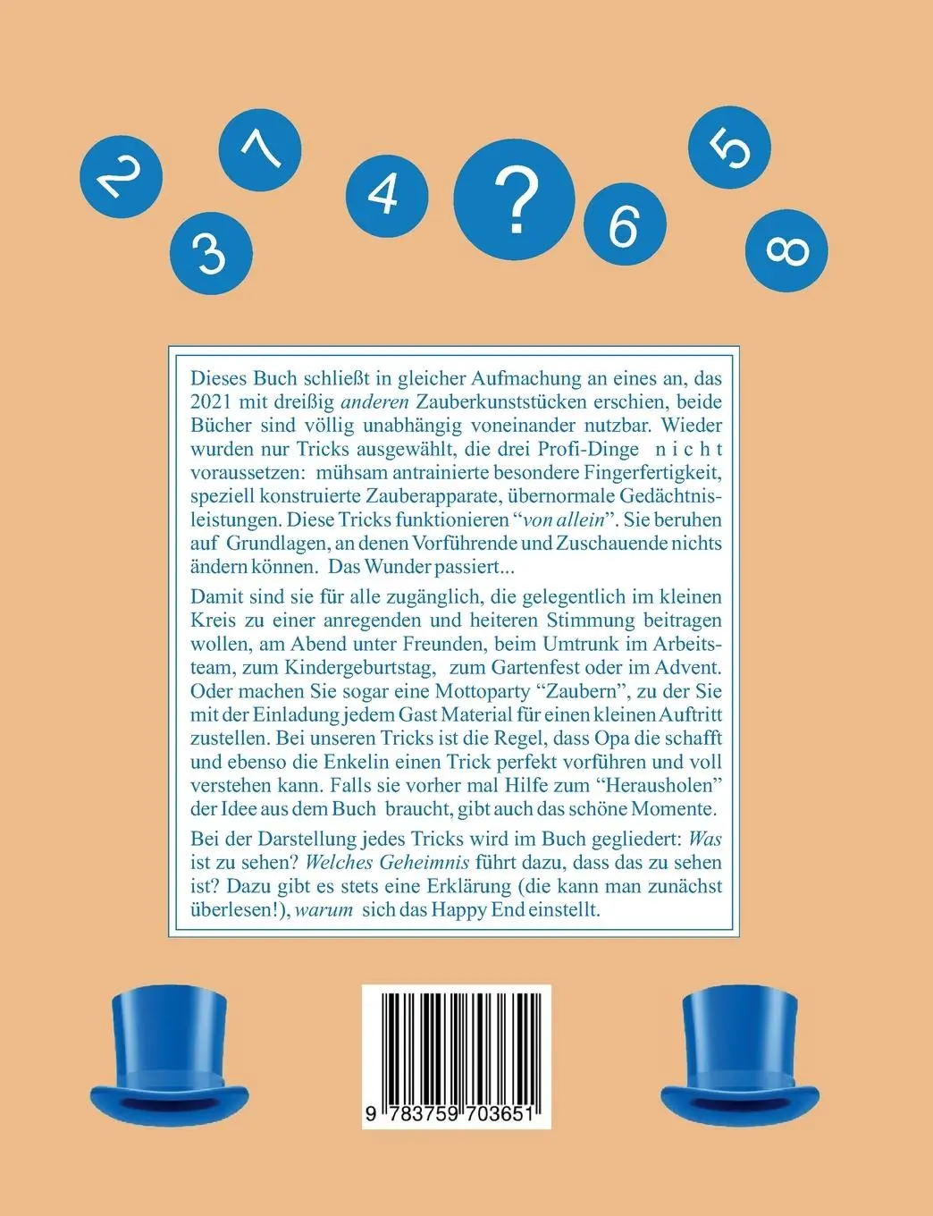 Rückseite: 9783759703651 | Happy End 2 für Zauberlehrlinge | Günter Deweß | Taschenbuch | 76 S.