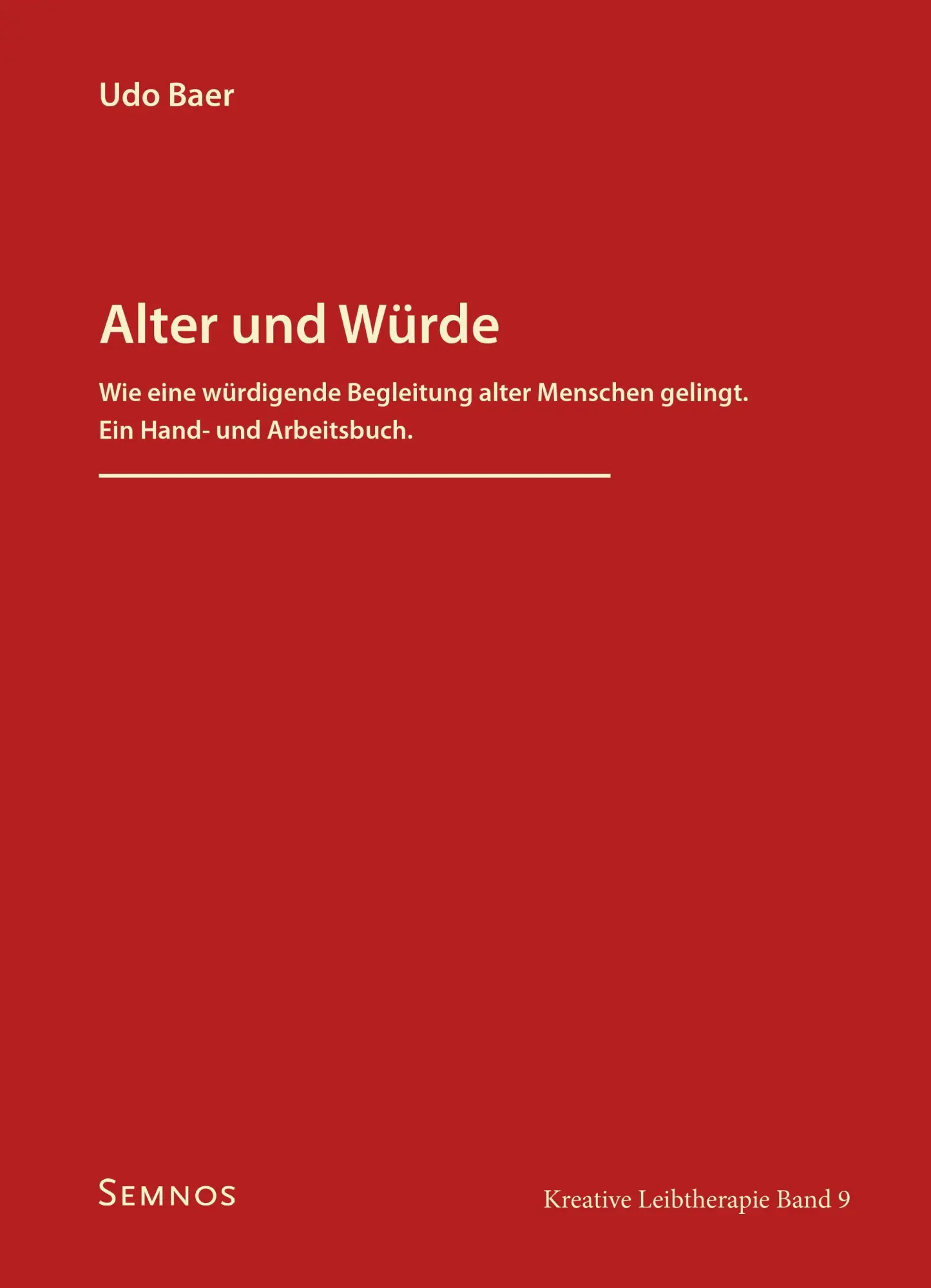 Cover: 9783934933651 | Alter und Würde | Udo Baer | Taschenbuch | 362 S. | Deutsch | 2025