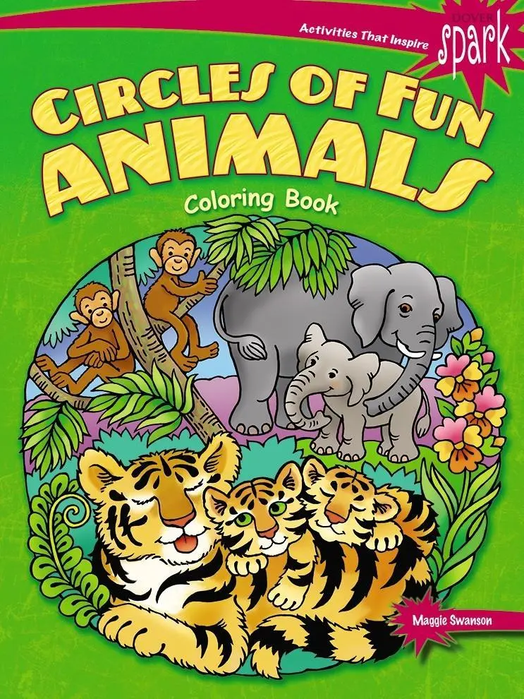Cover: 9780486823751 | Spark Circles of Fun Animals Coloring Book | Maggie Swanson | Buch