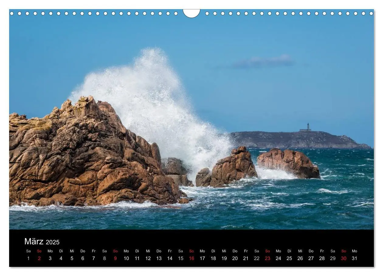 Bild: 9783435653751 | Unterwegs in der Bretagne (Wandkalender 2025 DIN A3 quer), CALVENDO...
