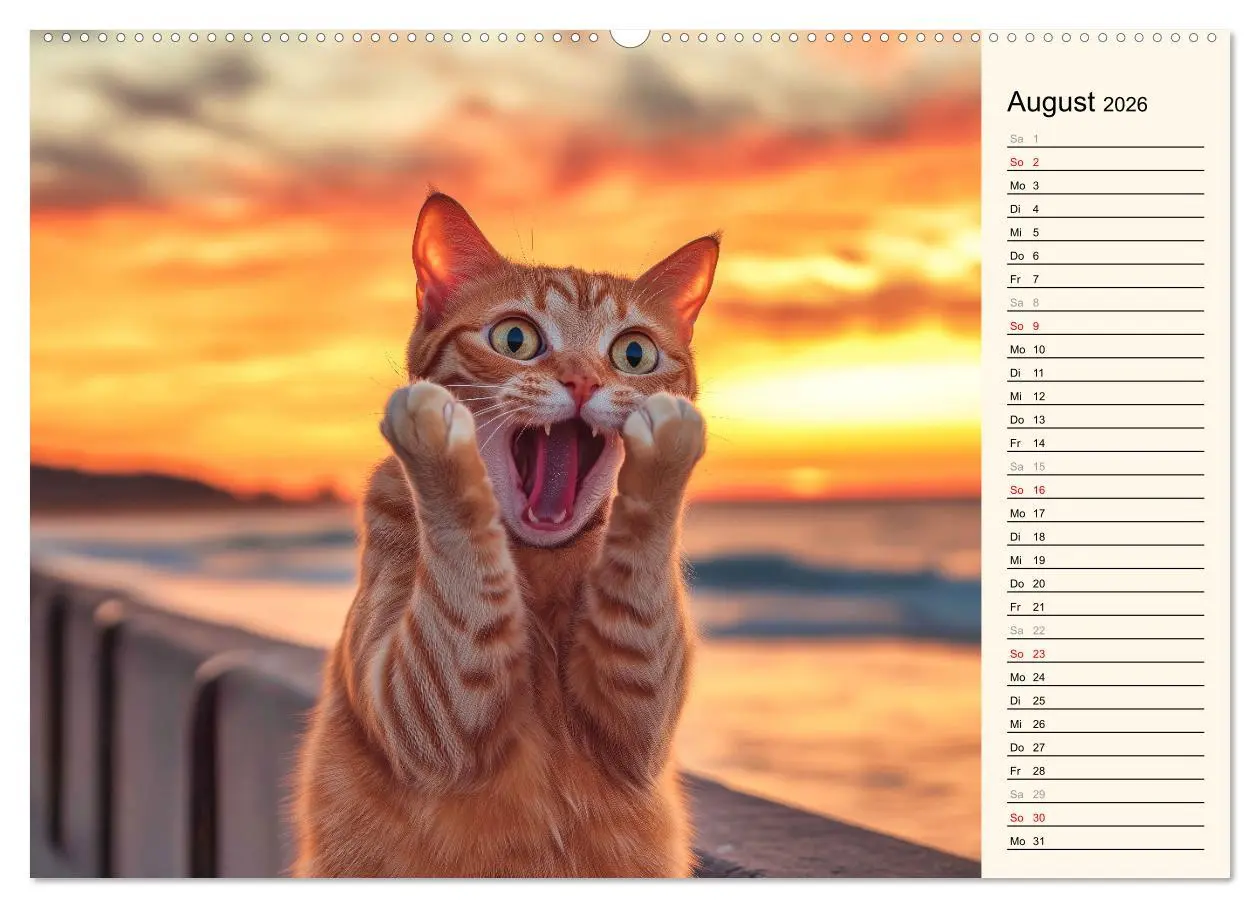 Bild: 9783457363751 | Katzen schaffen Kunst (hochwertiger Premium Wandkalender 2026 DIN...