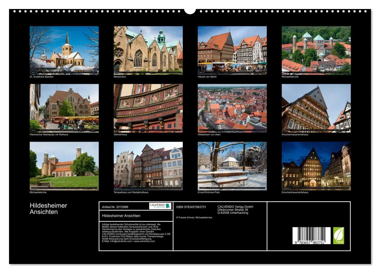 Bild: 9783457983751 | Hildesheimer Ansichten (hochwertiger Premium Wandkalender 2026 DIN...