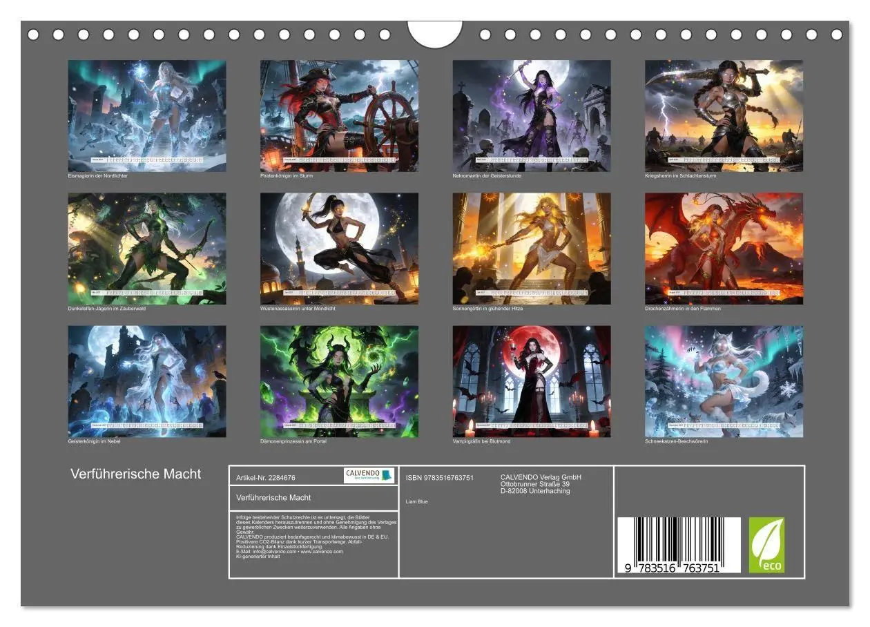 Bild: 9783516763751 | Verführerische Macht (Wandkalender 2027 DIN A4 quer), CALVENDO...