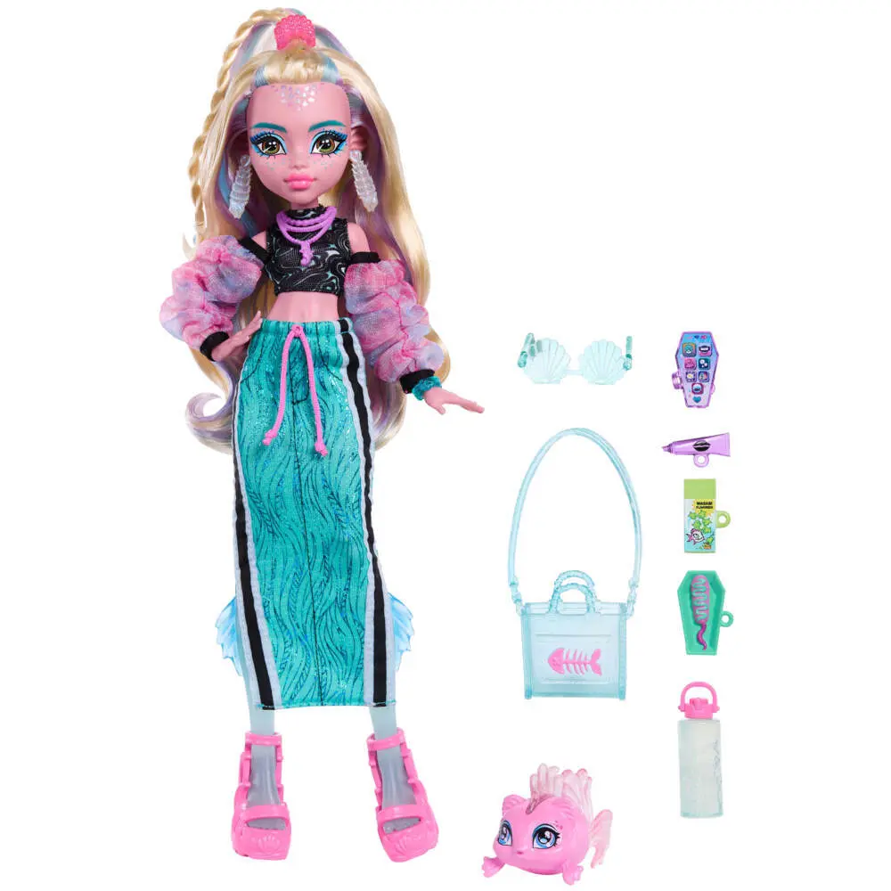 Bild: 194735333851 | Monster High Lagoona Puppe | Blister | JHK33 | Deutsch | 2026 | Mattel