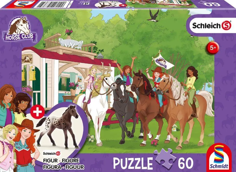 Cover: 4001504563851 | Clubtreffen vor dem Wohnwagen. Puzzle 60 Teile, mit Add-on (eine...