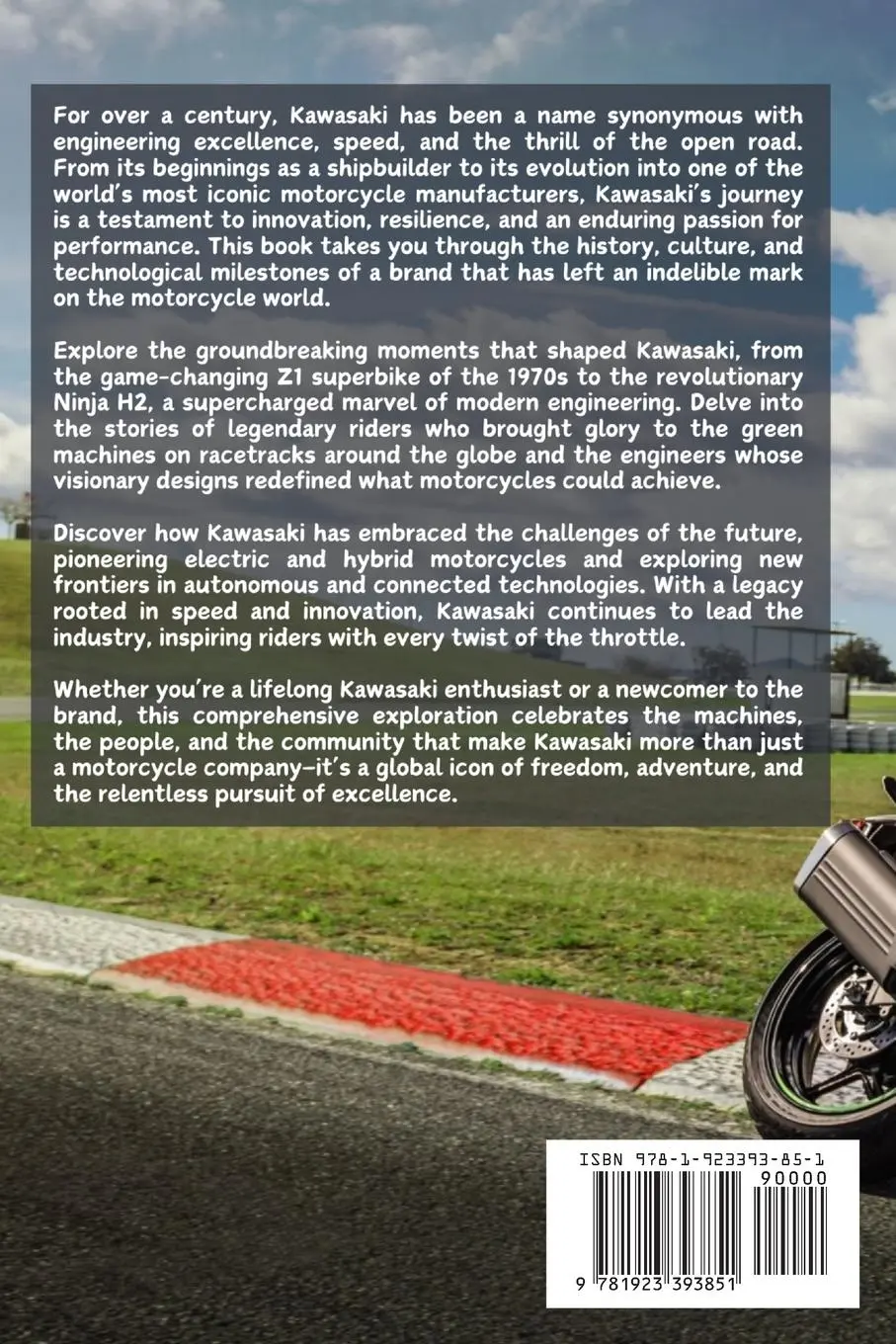 Rückseite: 9781923393851 | Kawasaki Motorcycles | Speed, Innovation, and the Road Ahead | Psaila