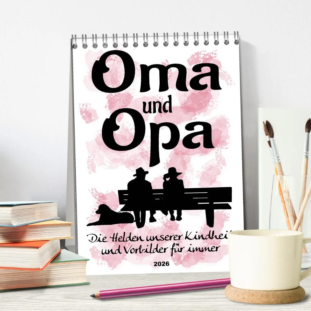 Bild: 9783516373851 | Oma und Opa, die Helden unserer Kindheit (Tischkalender 2026 DIN A5...
