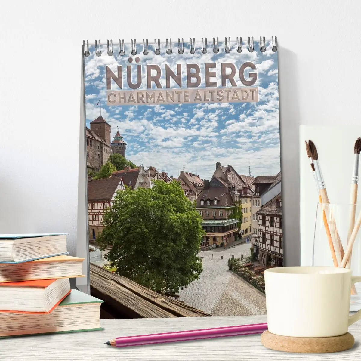 Bild: 9783516443851 | NÜRNBERG Charmante Altstadt (Tischkalender 2026 DIN A5 hoch),...