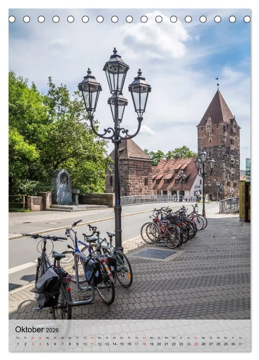 Bild: 9783516443851 | NÜRNBERG Charmante Altstadt (Tischkalender 2026 DIN A5 hoch),...