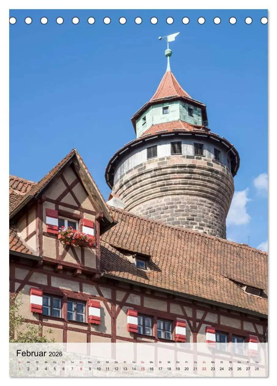 Bild: 9783516443851 | NÜRNBERG Charmante Altstadt (Tischkalender 2026 DIN A5 hoch),...