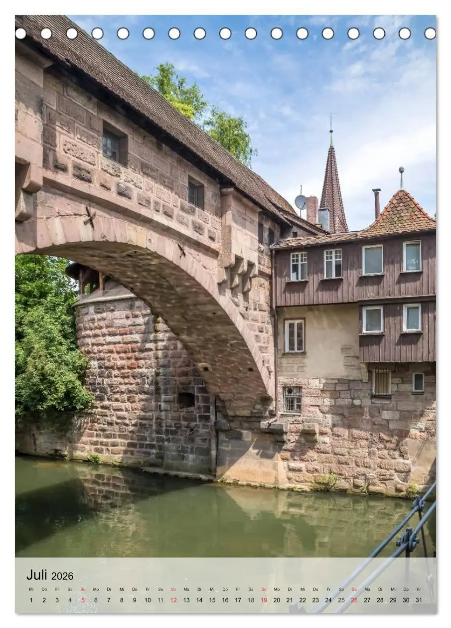 Bild: 9783516443851 | NÜRNBERG Charmante Altstadt (Tischkalender 2026 DIN A5 hoch),...