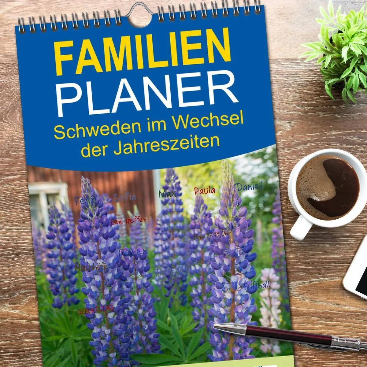 Bild: 9783516513851 | Familienplaner 2026 - Schweden im Wechsel der Jahreszeiten mit 5...