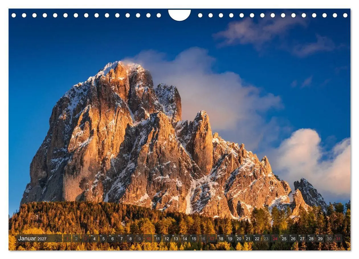 Bild: 9783569603851 | Dolomiten - Traumhafte Berglandschaften (Wandkalender 2027 DIN A4...