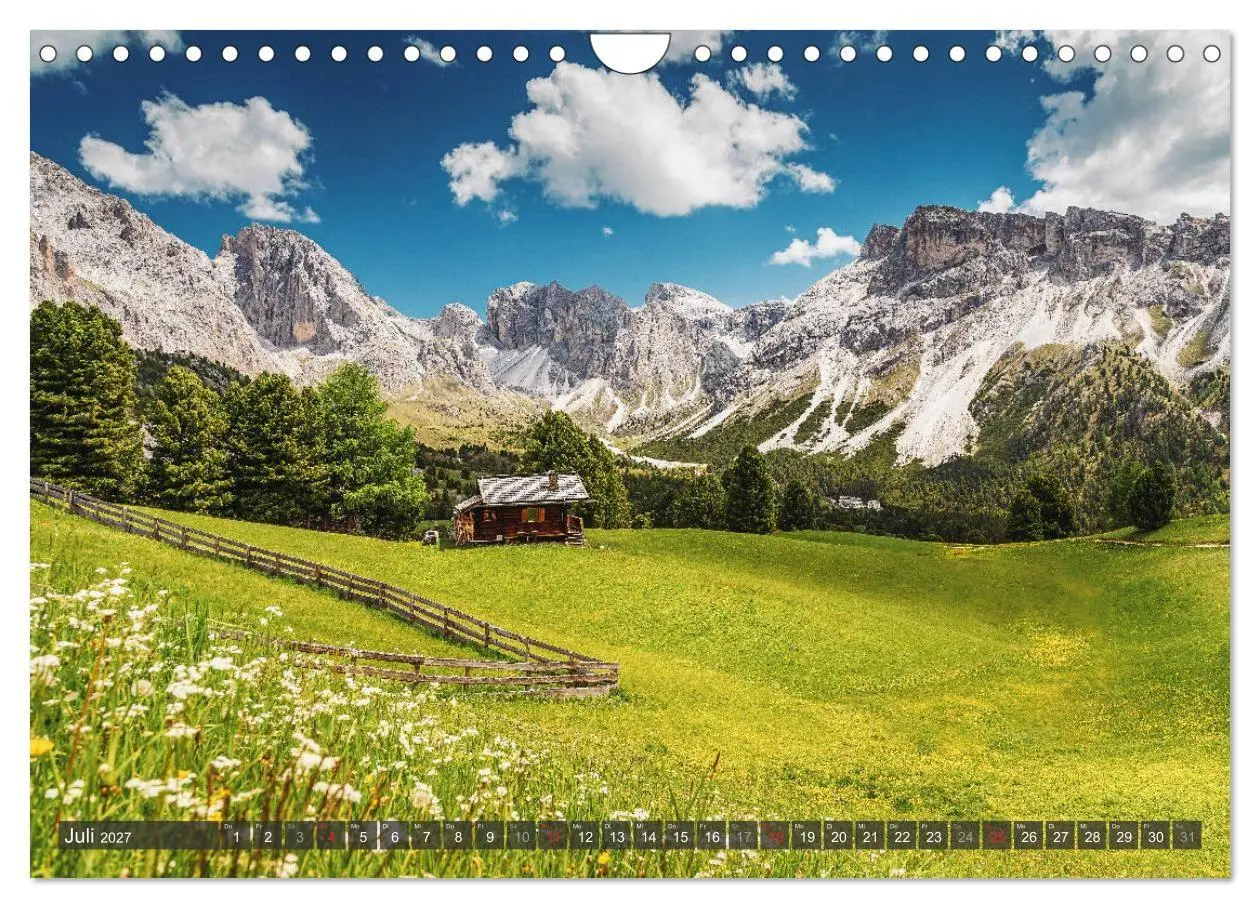 Bild: 9783569603851 | Dolomiten - Traumhafte Berglandschaften (Wandkalender 2027 DIN A4...