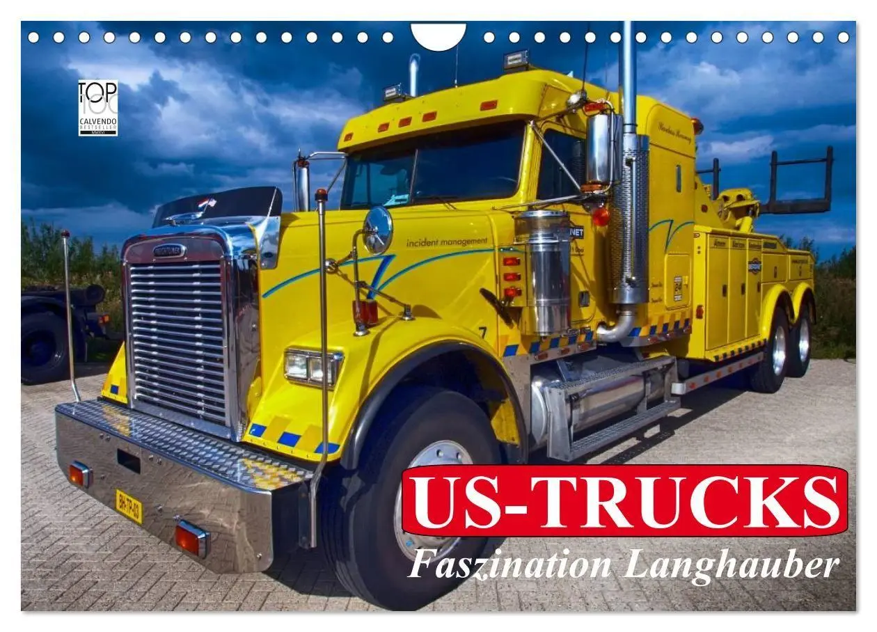 Cover: 9783569913851 | US-Trucks. Faszination Langhauber (Wandkalender 2027 DIN A4 quer),...